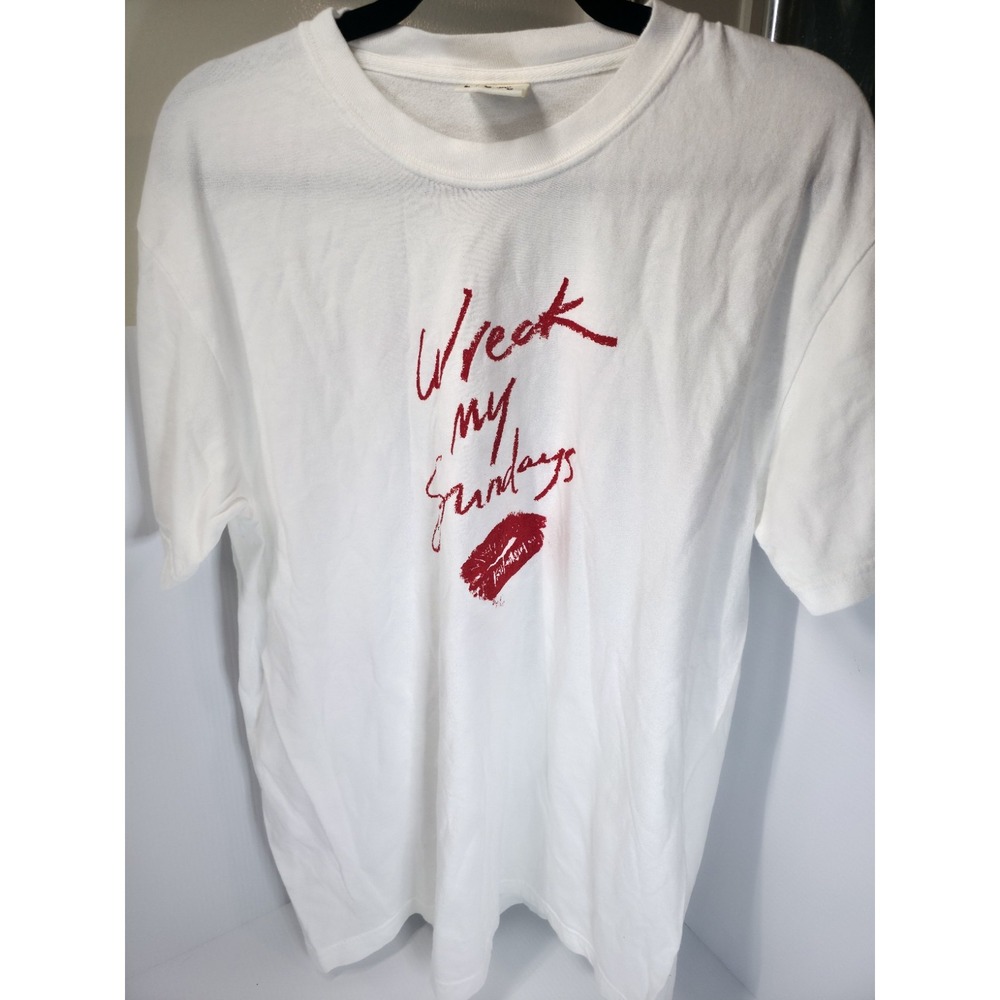 Maggie Rogers Merch T-shirt - Size L Wreck My Sundays - Don't Forget Me Release